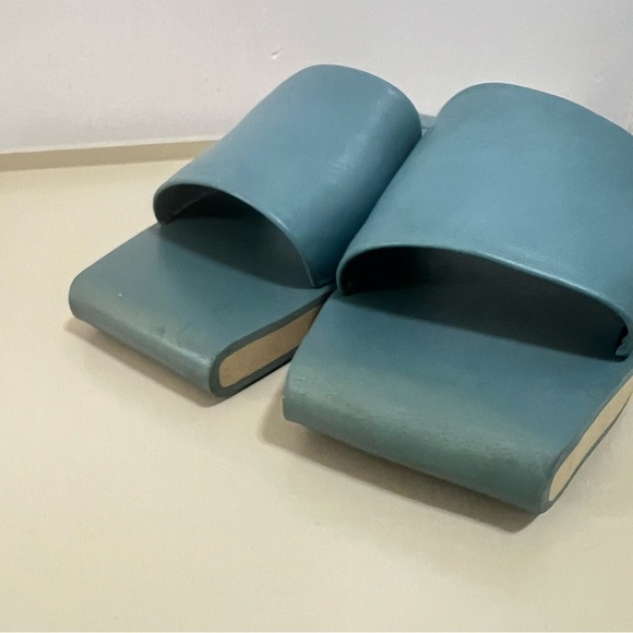 Calvin Klein leather mules square toe - Picture 5 of 9